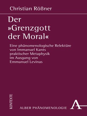 cover image of Der "Grenzgott der Moral"